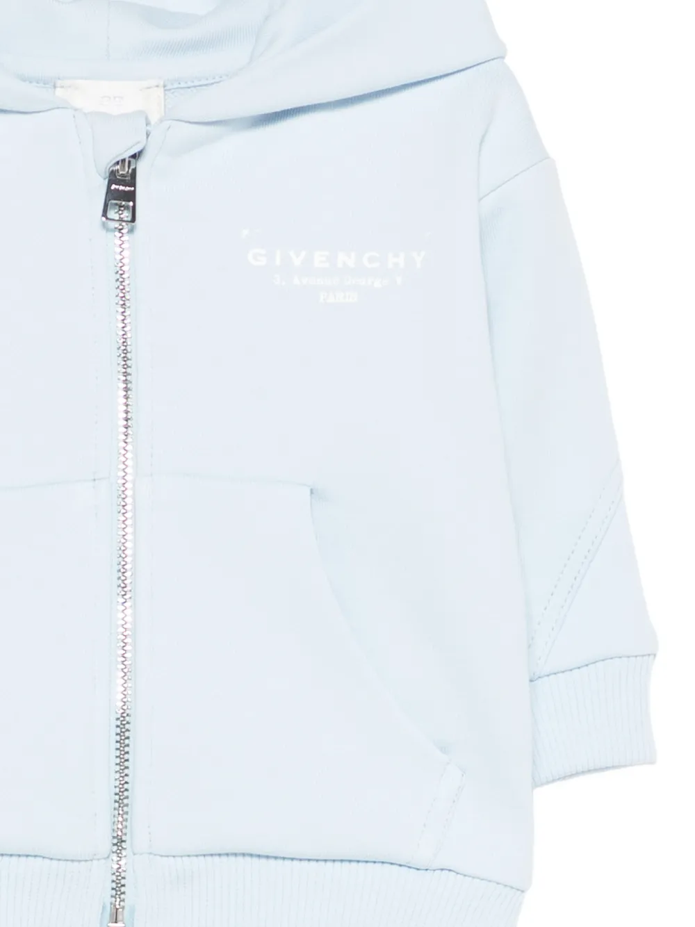  Givenchy Kids Zip Hooded Top - Blue 