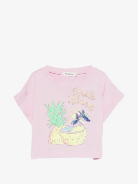 Billieblush pineapple island graphic T-shirt
