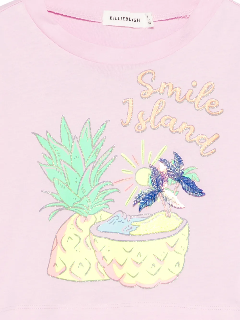  Billieblush Pineapple Island Graphic T-shirt - Pink 