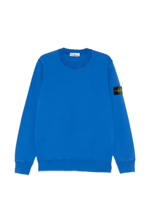 Stone Island patch crew neck sweatshirt