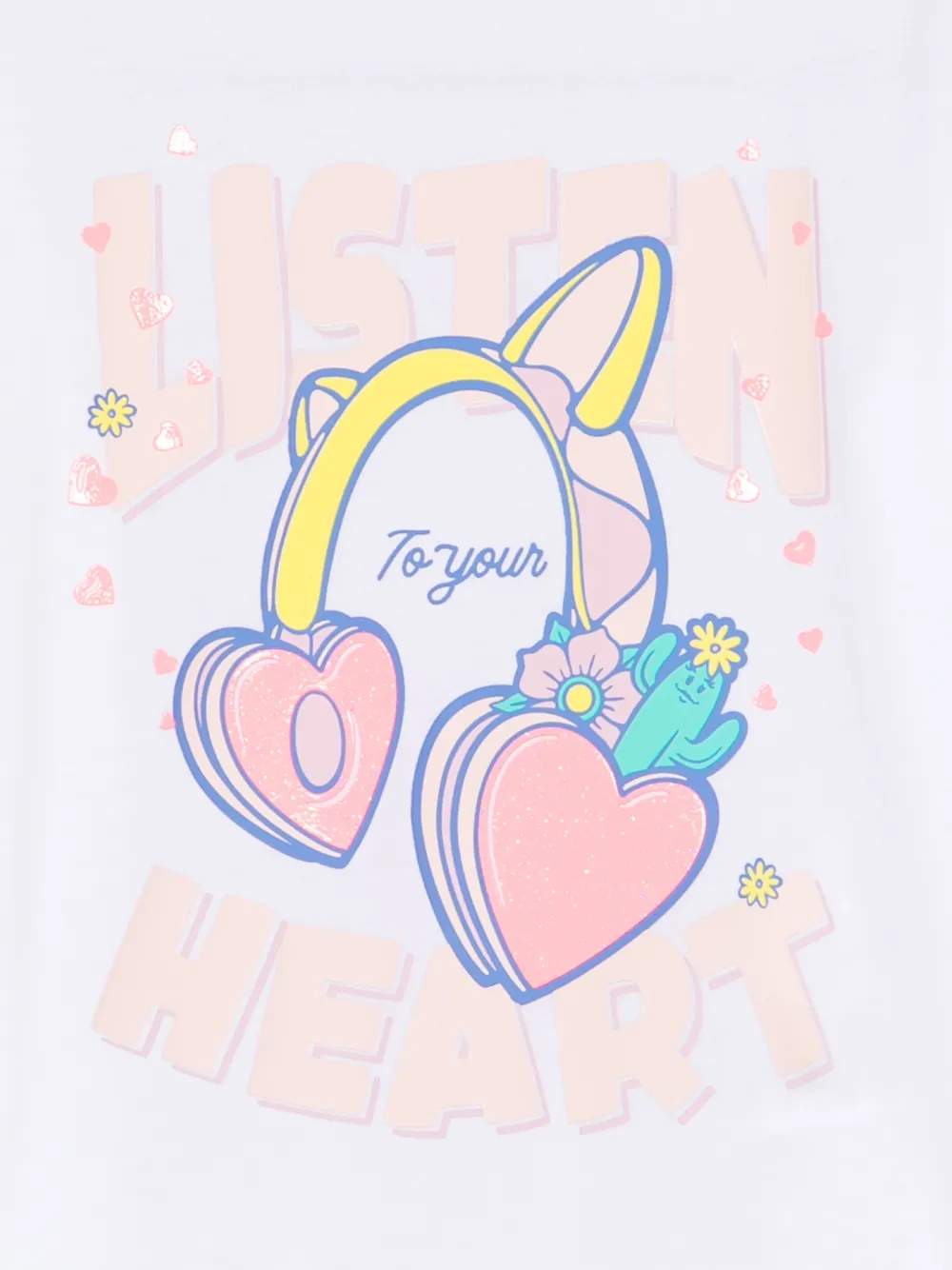 Billieblush T-shirt met grafische print Wit