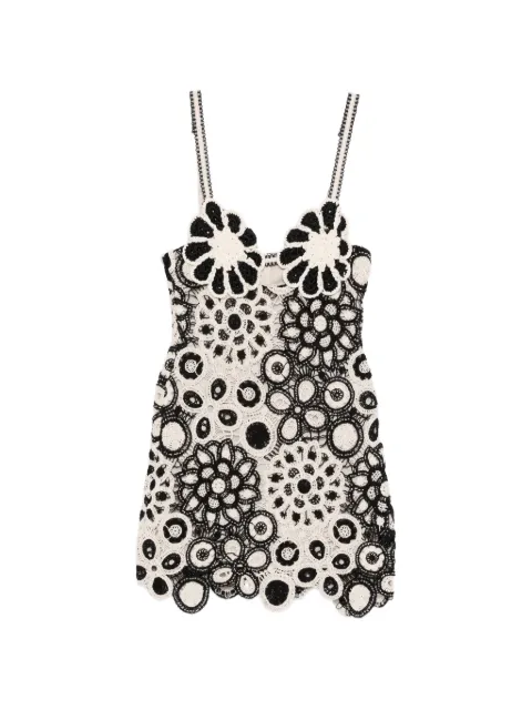 PatBO floral-detail mini dress