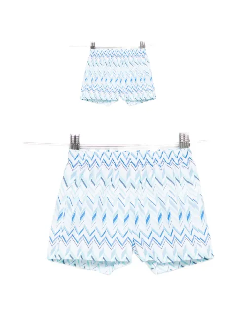 Missoni Kids chevron swim shorts