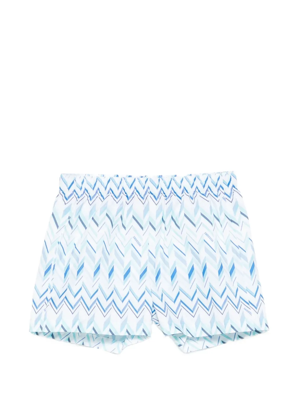 Missoni Kids chevron swim shorts - Bianco