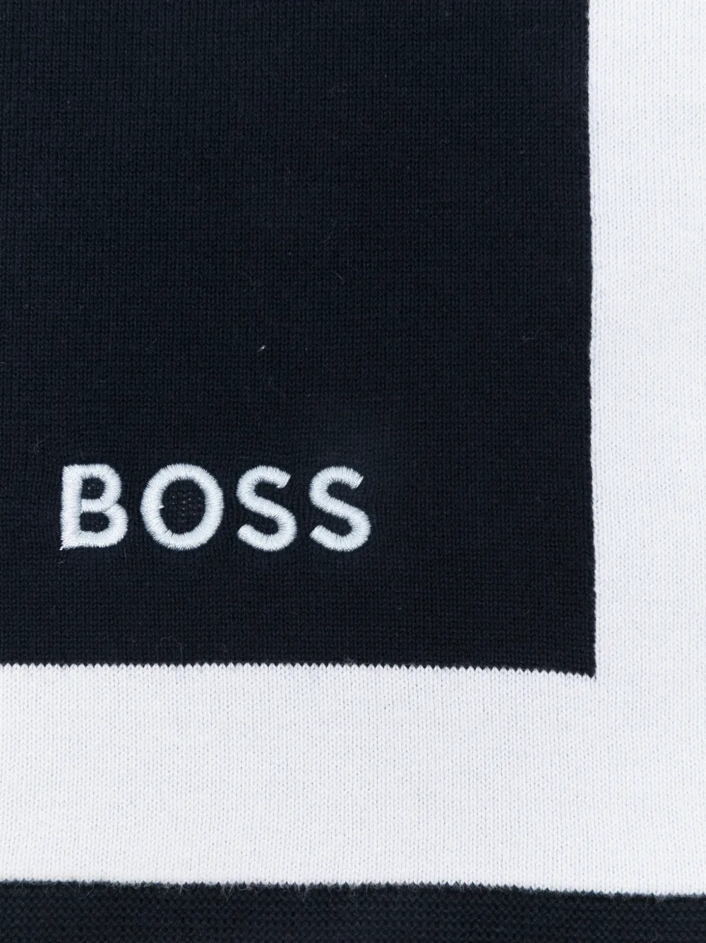  Boss Kidswear Logo-embroidered Blanket - Black 