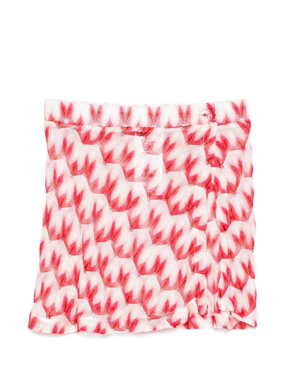 Missoni Kids patterned sarong - Bianco