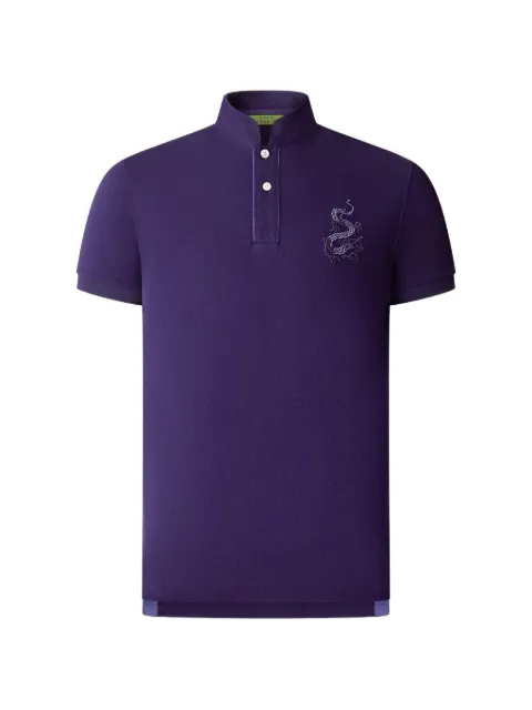 Shanghai Tang dragon cotton polo shirt