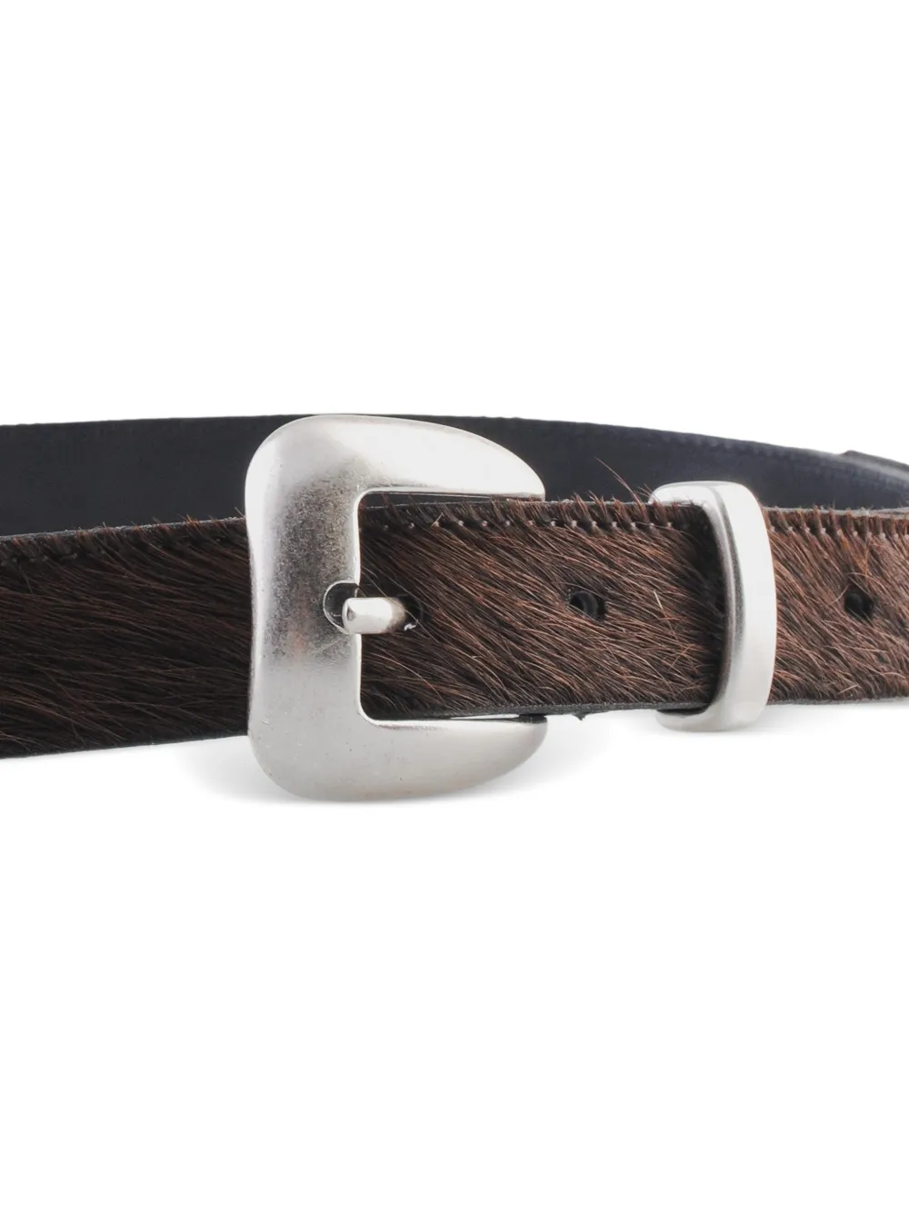 Fur Buckle Belt