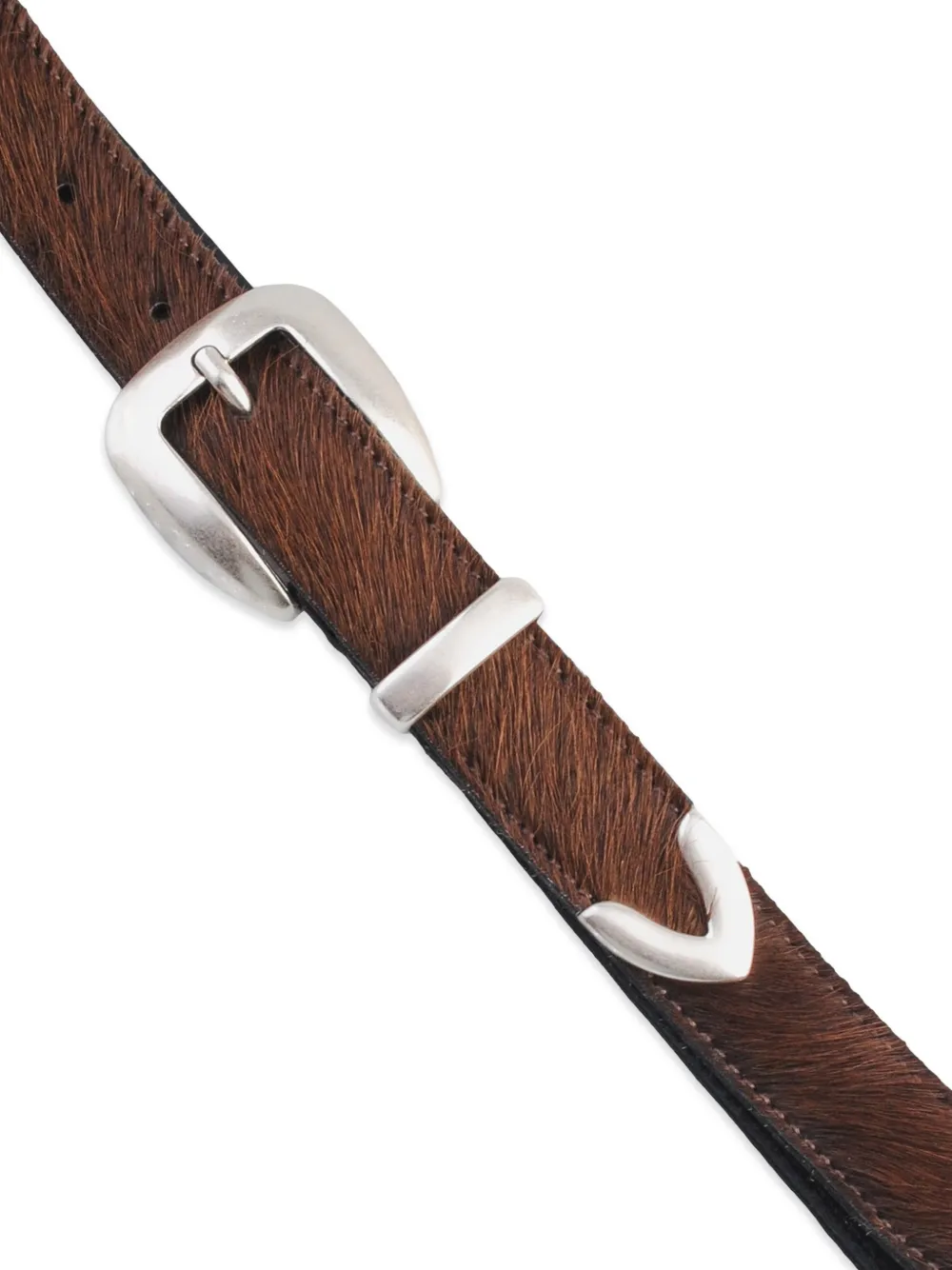 Fur Buckle Belt