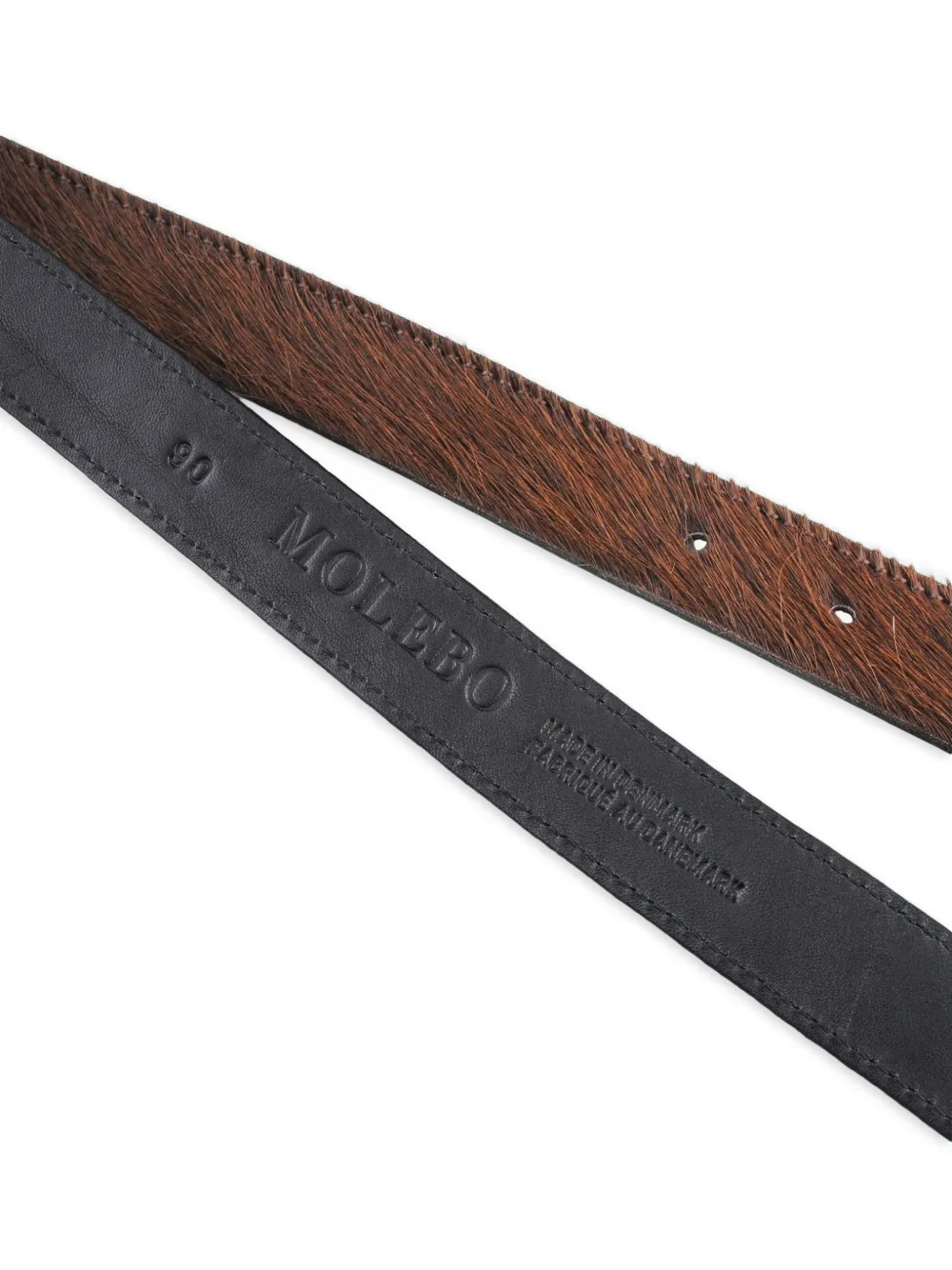 Fur Buckle Belt