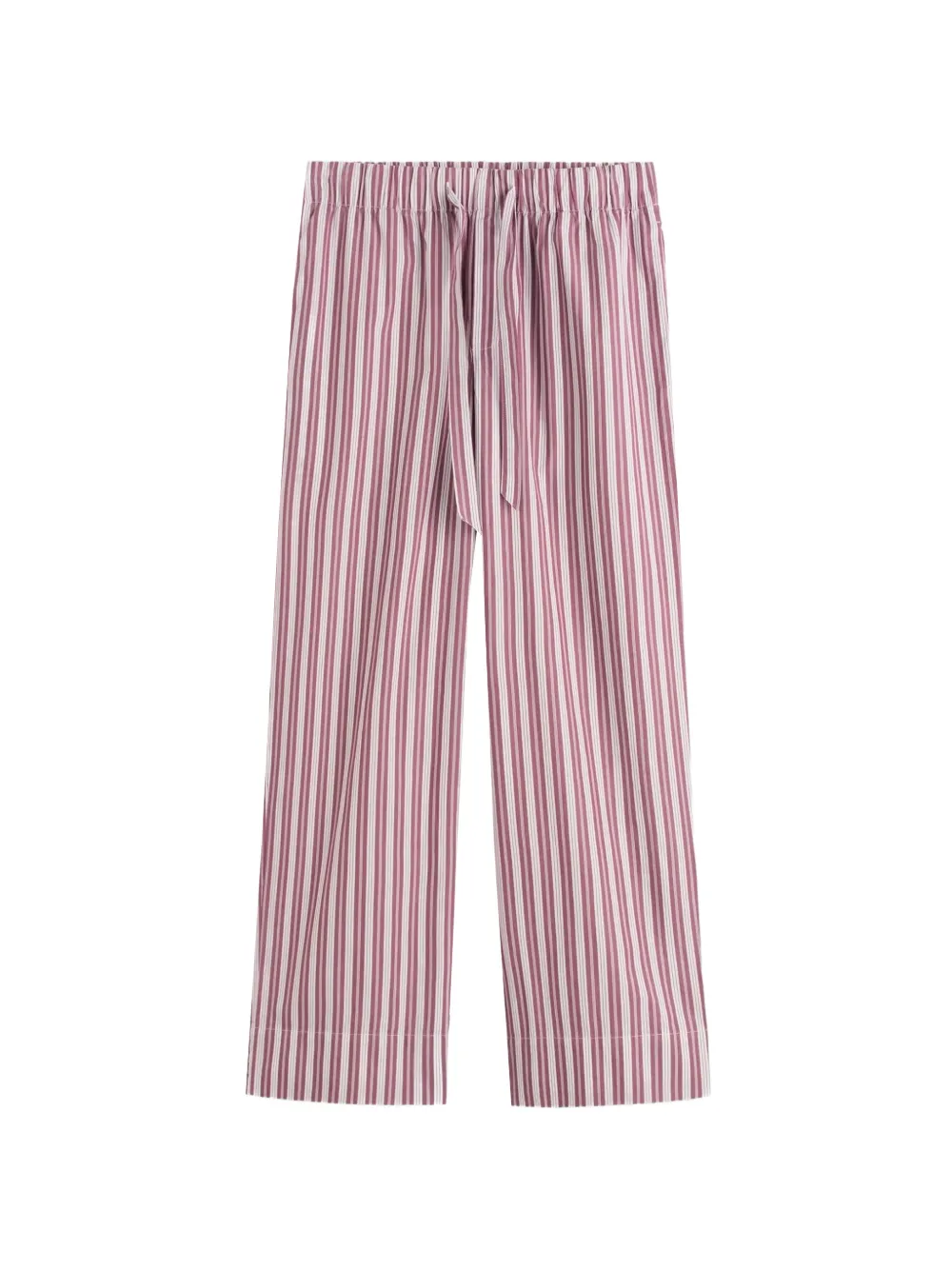 TEKLA striped pajama trousers - Rosso