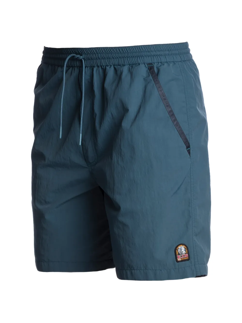  Parajumpers Drawstring-fastening Logo-patch Swim Shorts - Blue 
