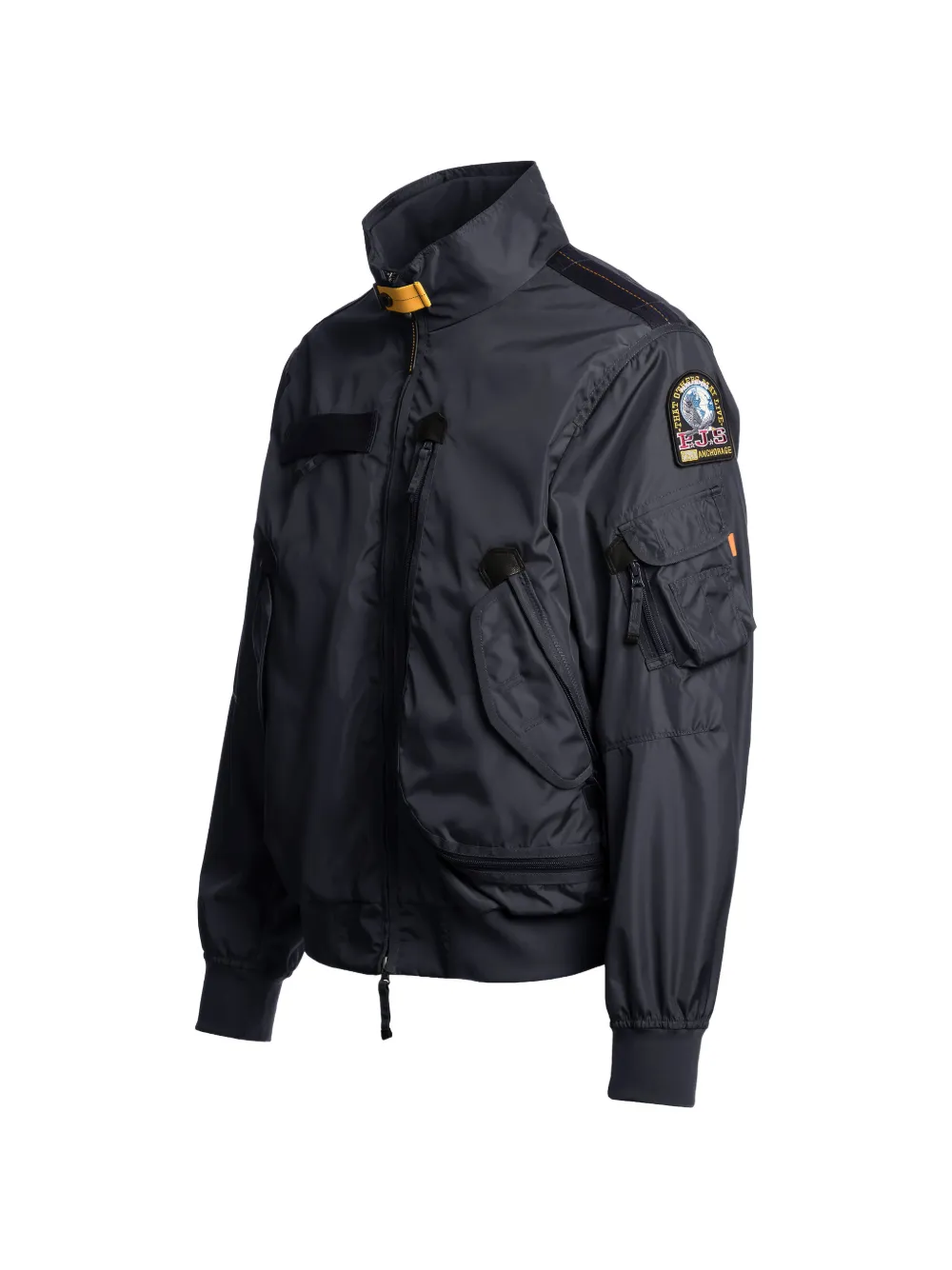 Wes Patch Zipped Bomber Jacket