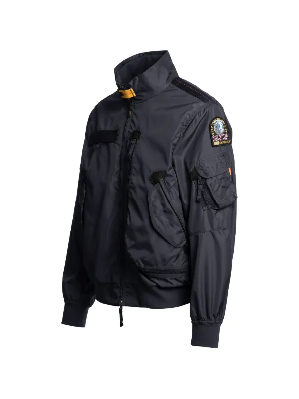 Parajumpers Wes パッチ ボンバージャケット Parajumpers Wes Patch Zipped Bomber Jacket | Blue | FARFETCH
