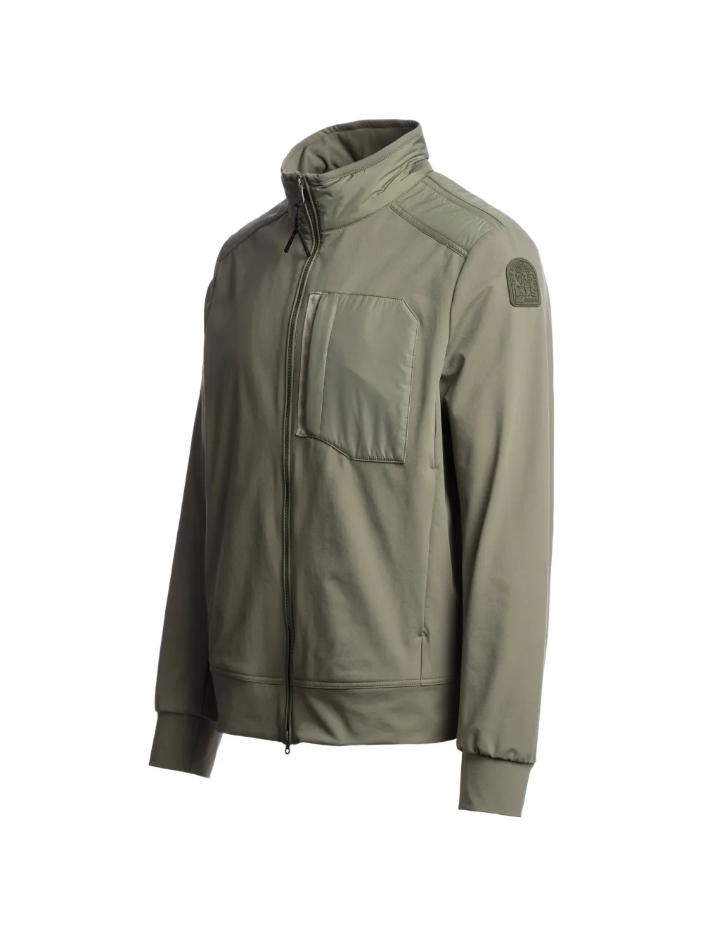  Parajumpers Douglas Quilted-panel Zip-up Sweatshirt - Green 