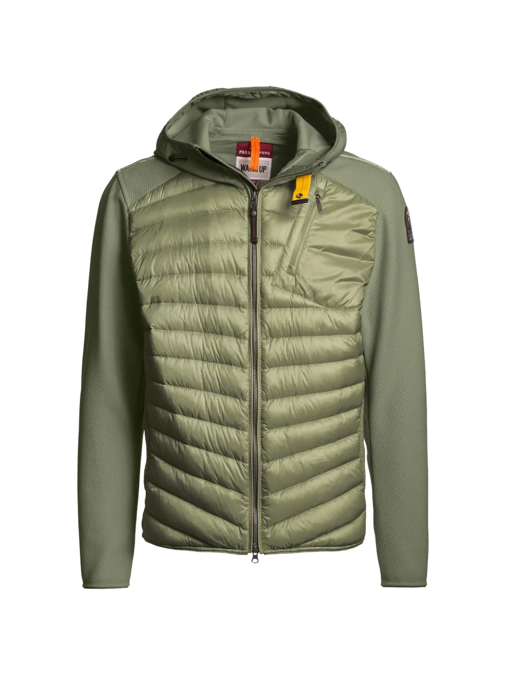 Parajumpers Nolan quilted hooded jacket - Verde