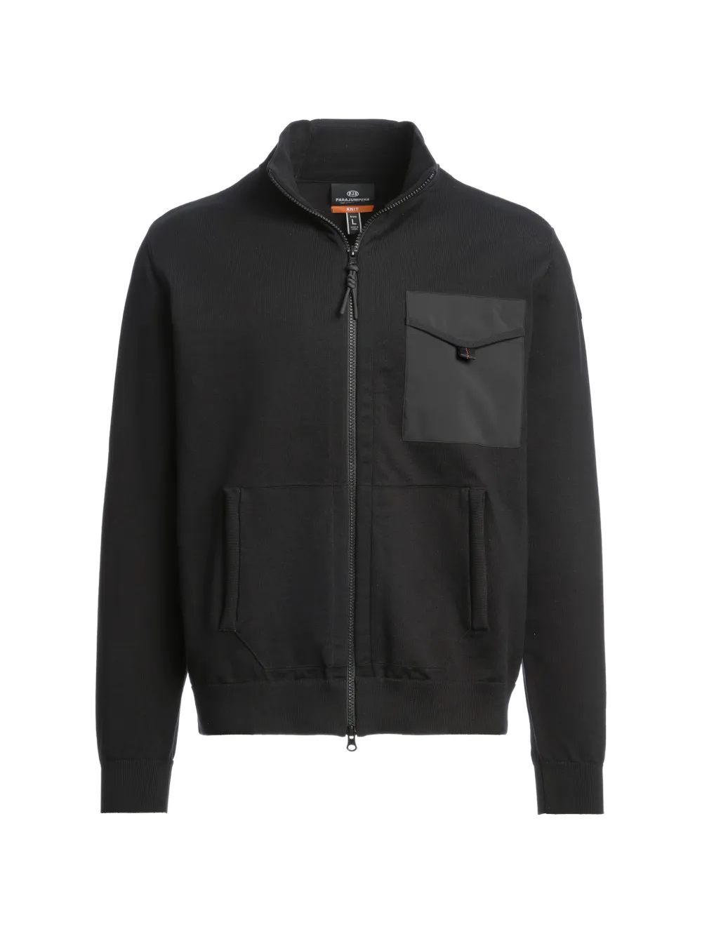 Parajumpers Cardigan Shetland con zip - Nero