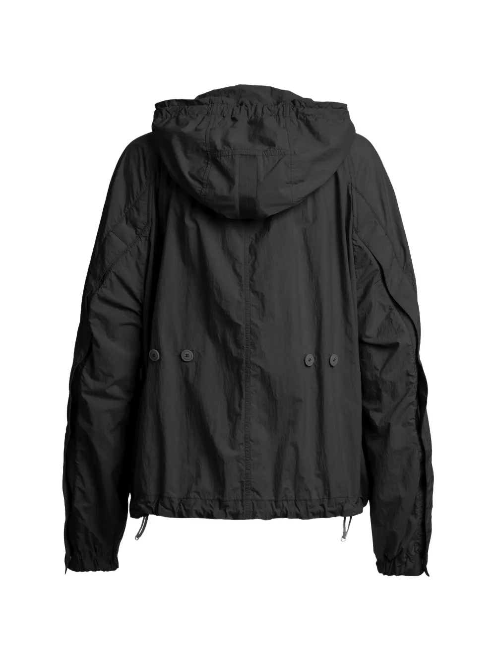  Parajumpers Logo-patch Hooded Jacket - Black 