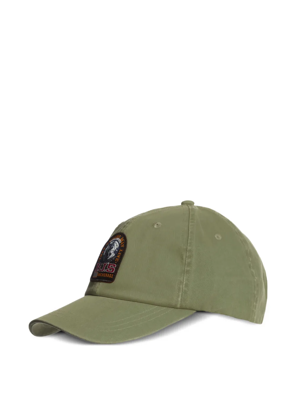  Parajumpers Logo-patch Baseball Cap - Green 