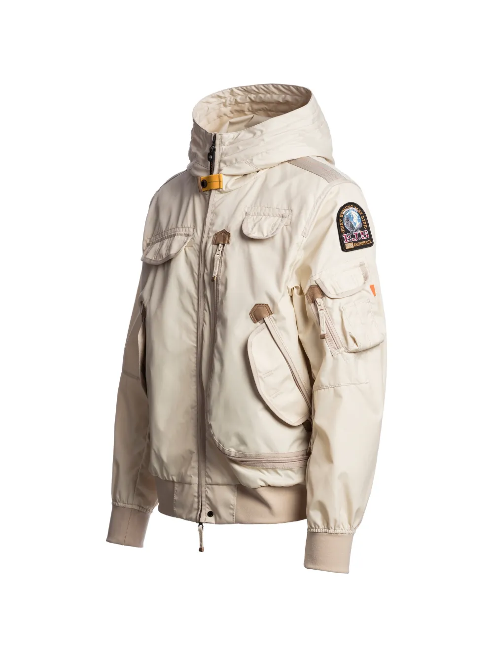  Parajumpers Logo-patch Hooded Jacket - Neutrals 