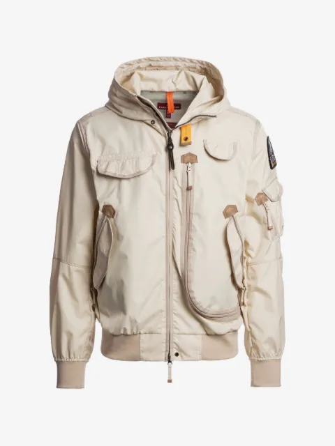 Parajumpers logo-patch hooded jacket