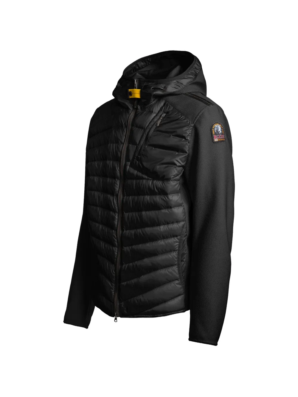  Parajumpers Hooded Quilted Jacket - Black 