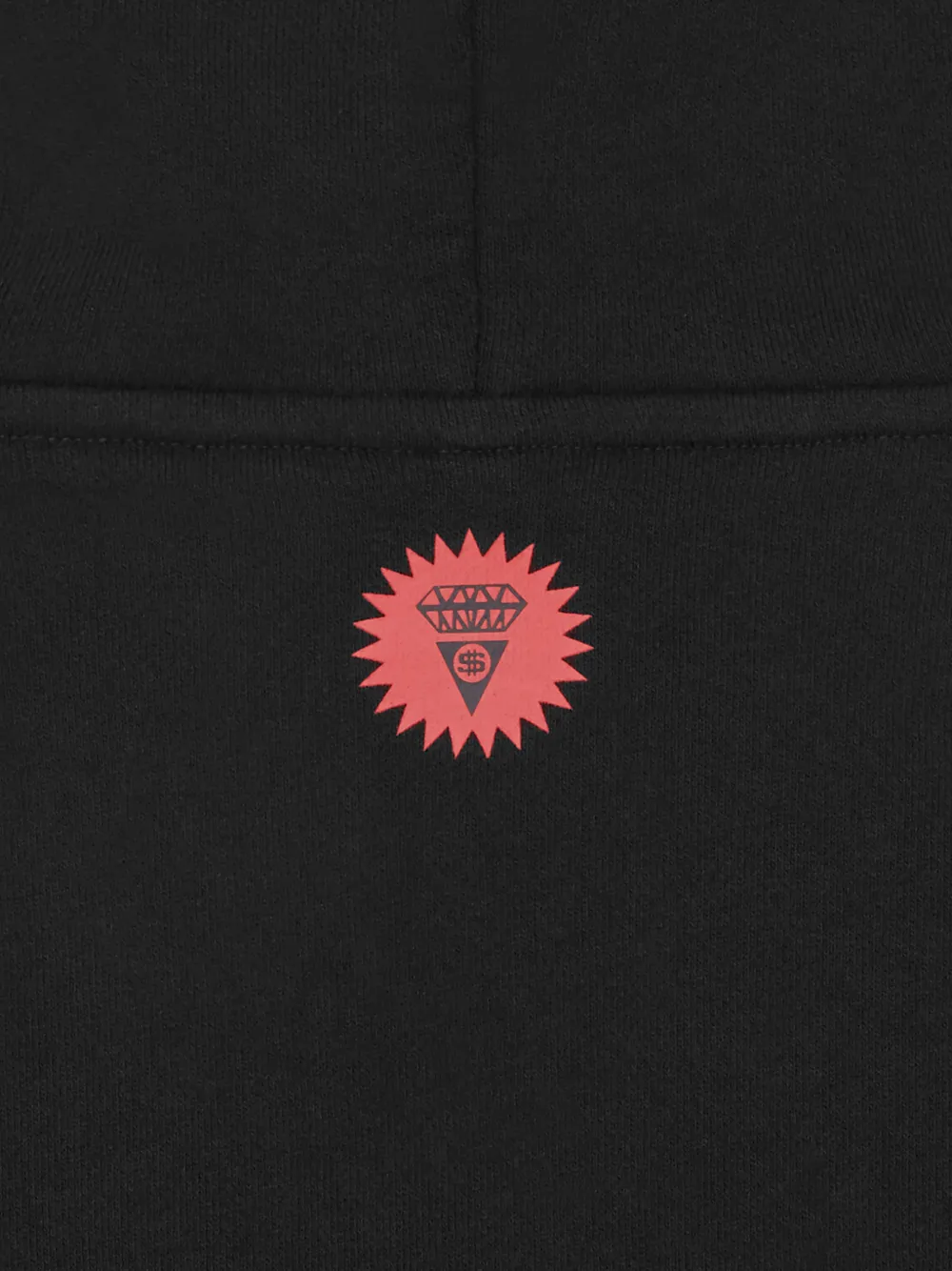 ICECREAM Hoodie met opgestikte zak Zwart