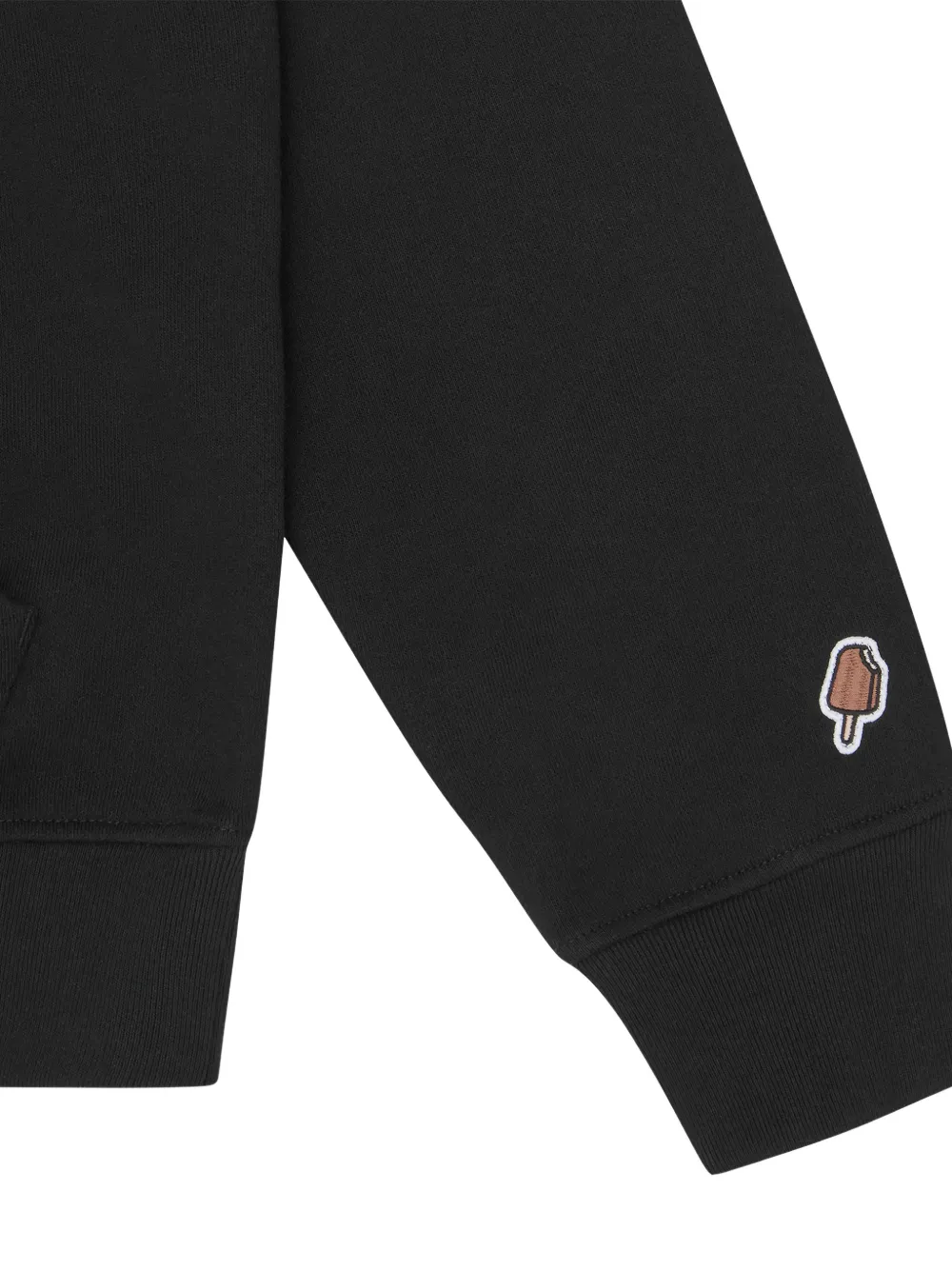 ICECREAM Hoodie met opgestikte zak Zwart