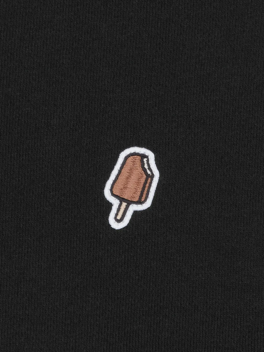 ICECREAM Hoodie met lange mouwen en rits Zwart