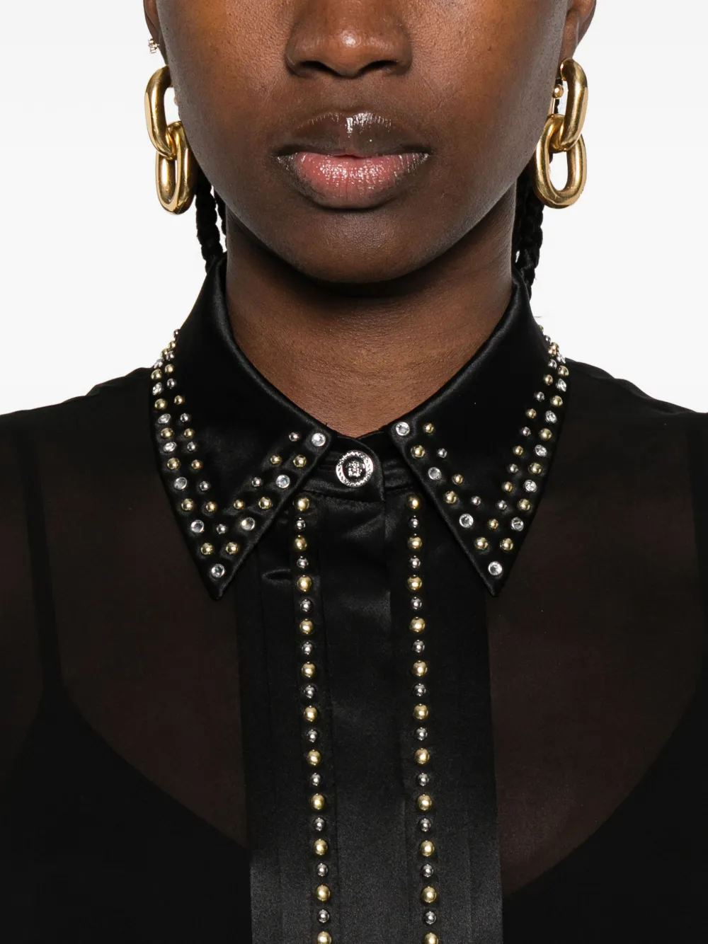 studded shirt