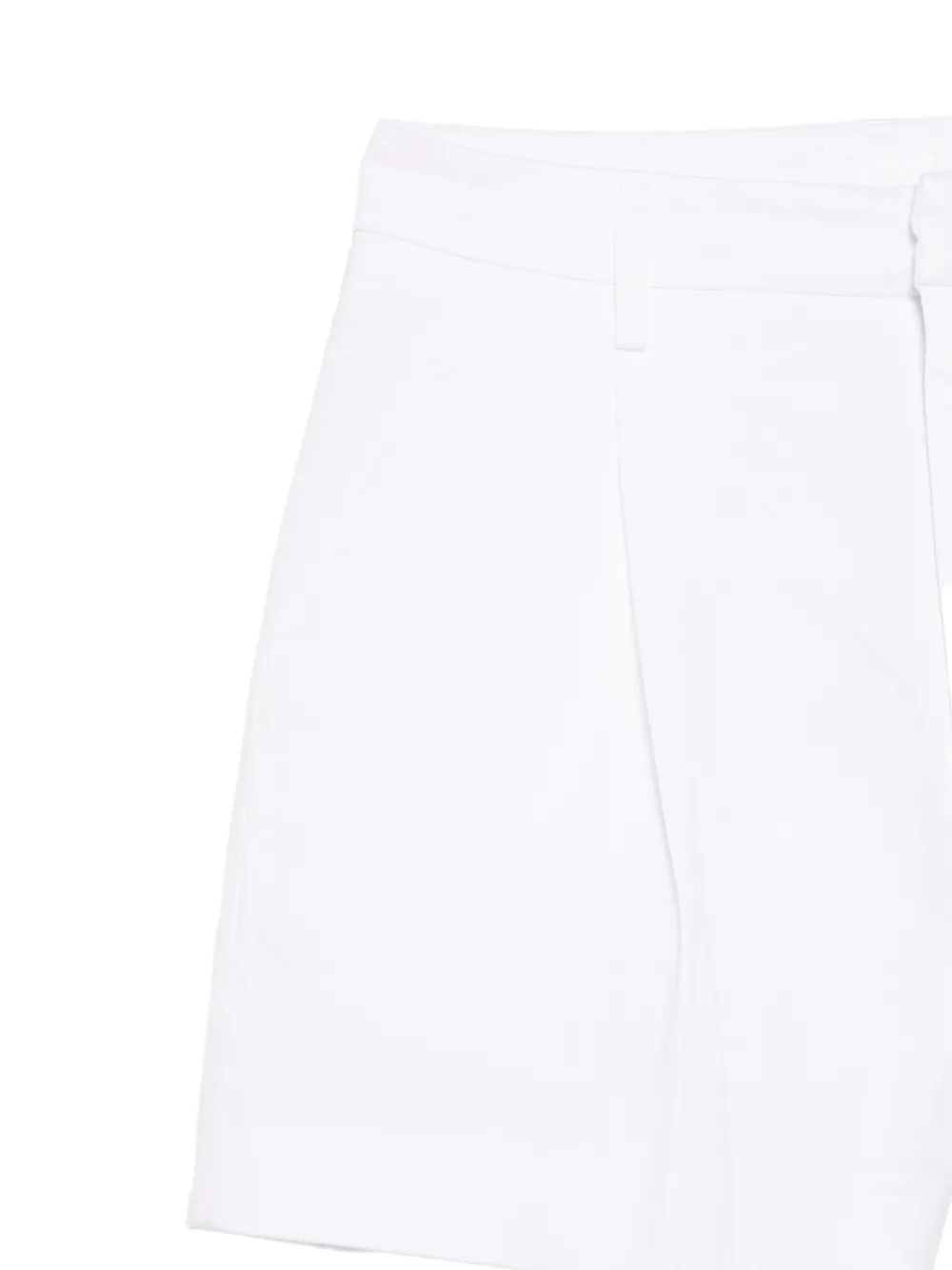  Dondup Bermuda Con Pieghe - Bianco 