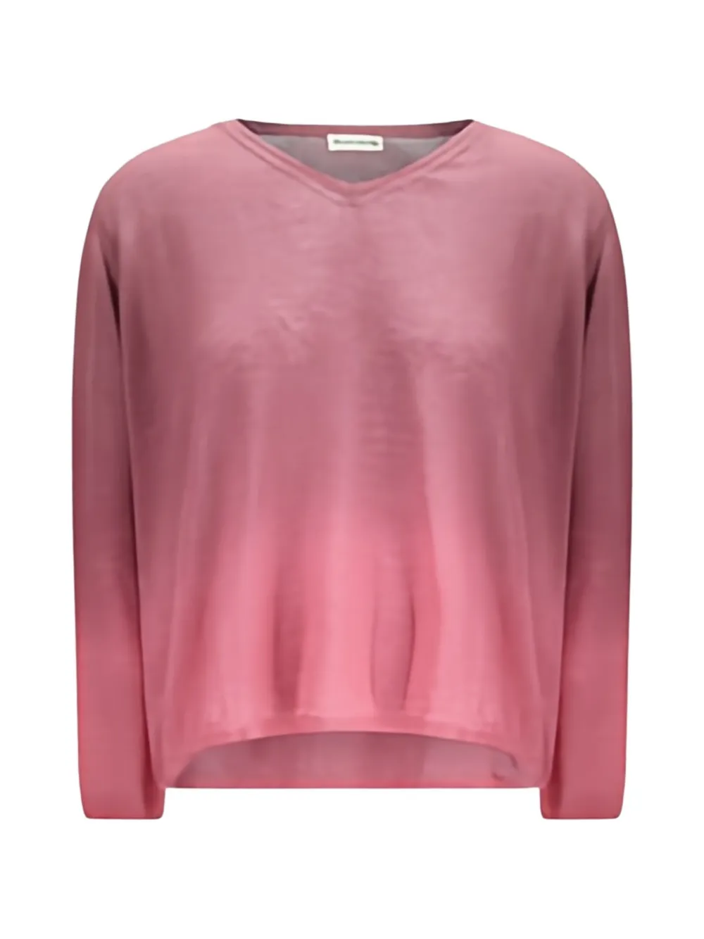 MIRROR IN THE SKY V-neck sweater - Rosa
