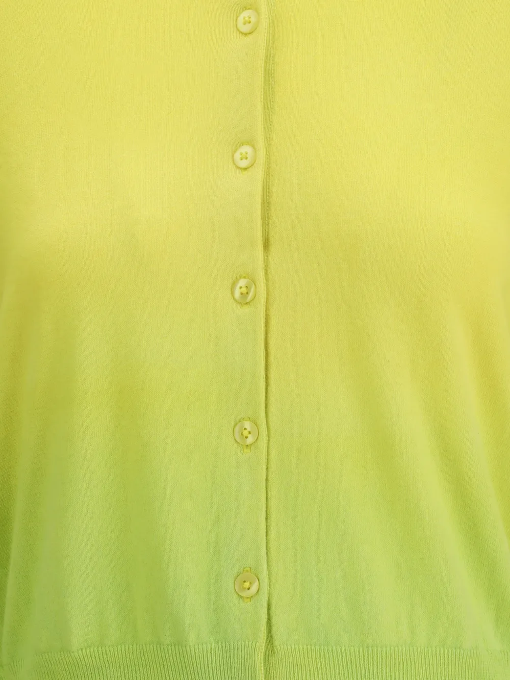  Mirror In The Sky Ombre Buttoned Cardigan - Yellow 