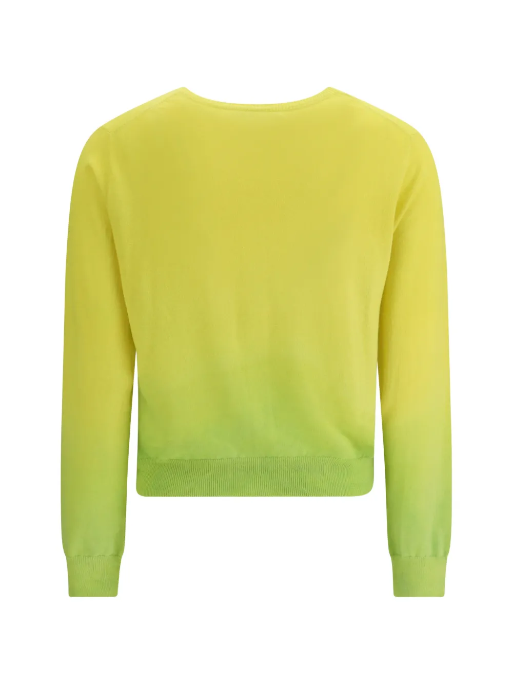  Mirror In The Sky Ombre Buttoned Cardigan - Yellow 