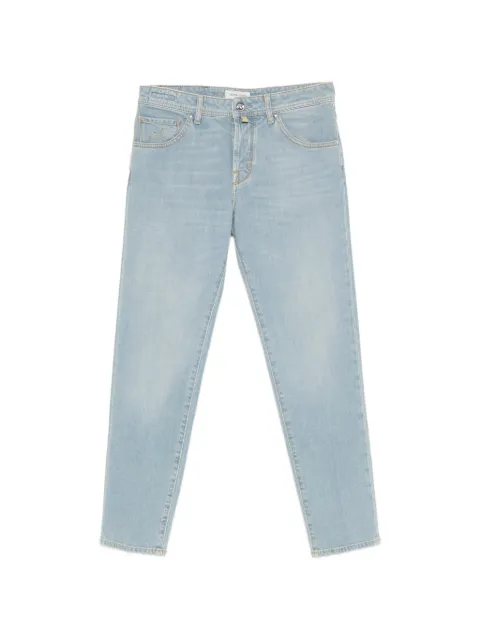 Jacob Cohën Schmale Cropped-Jeans