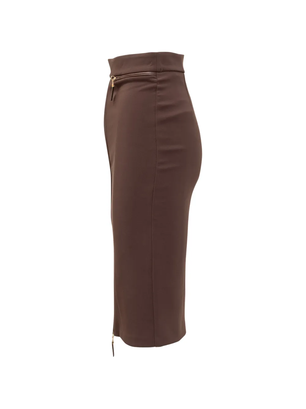 Elisabetta Franchi zip pencil skirt - Bruin