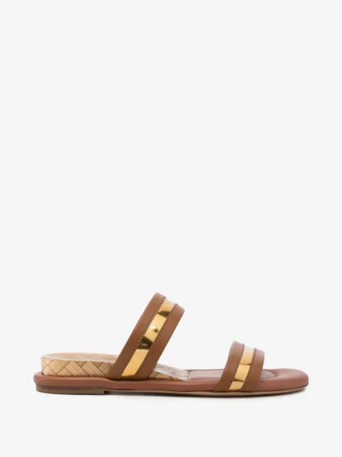 Casadei Florence Sandalen mit Metallic-Besatz