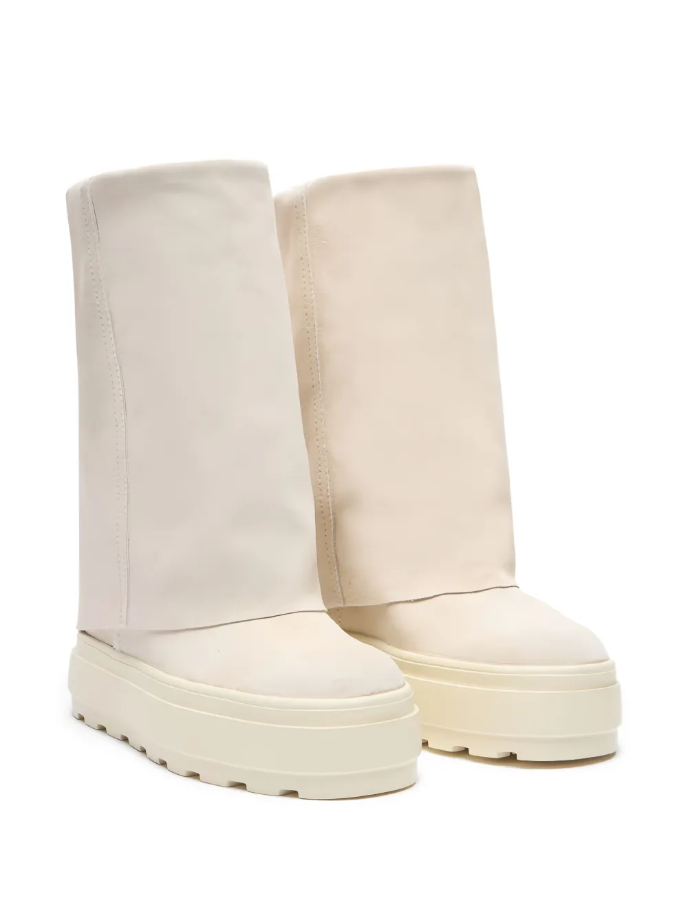 Casadei Laarzen met plateauzool Beige