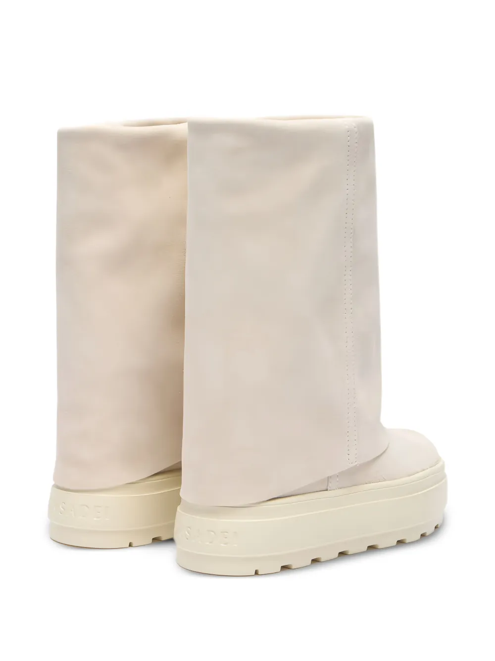Casadei Laarzen met plateauzool Beige
