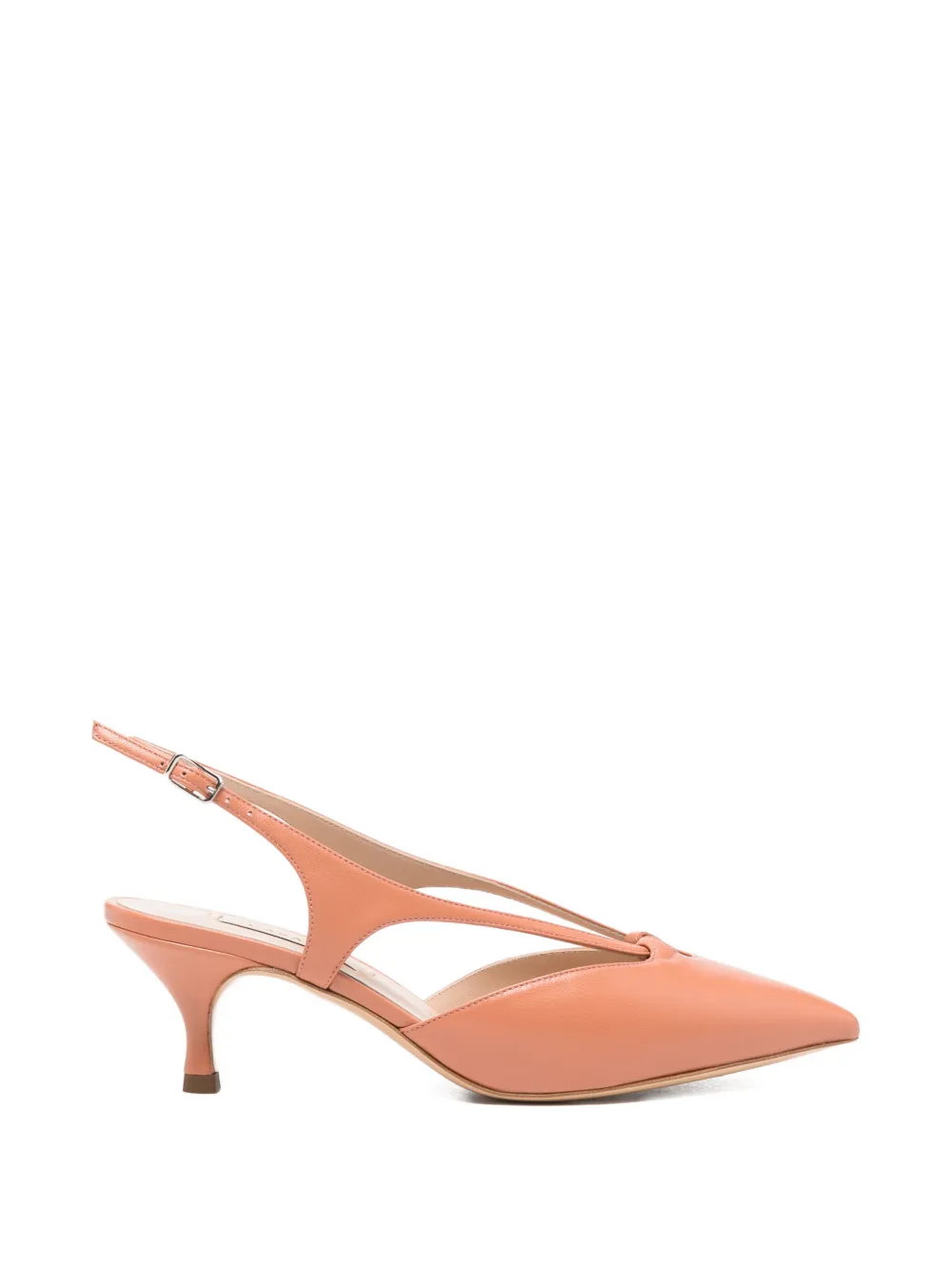 Casadei Minorca cut-out slingback pumps Beige