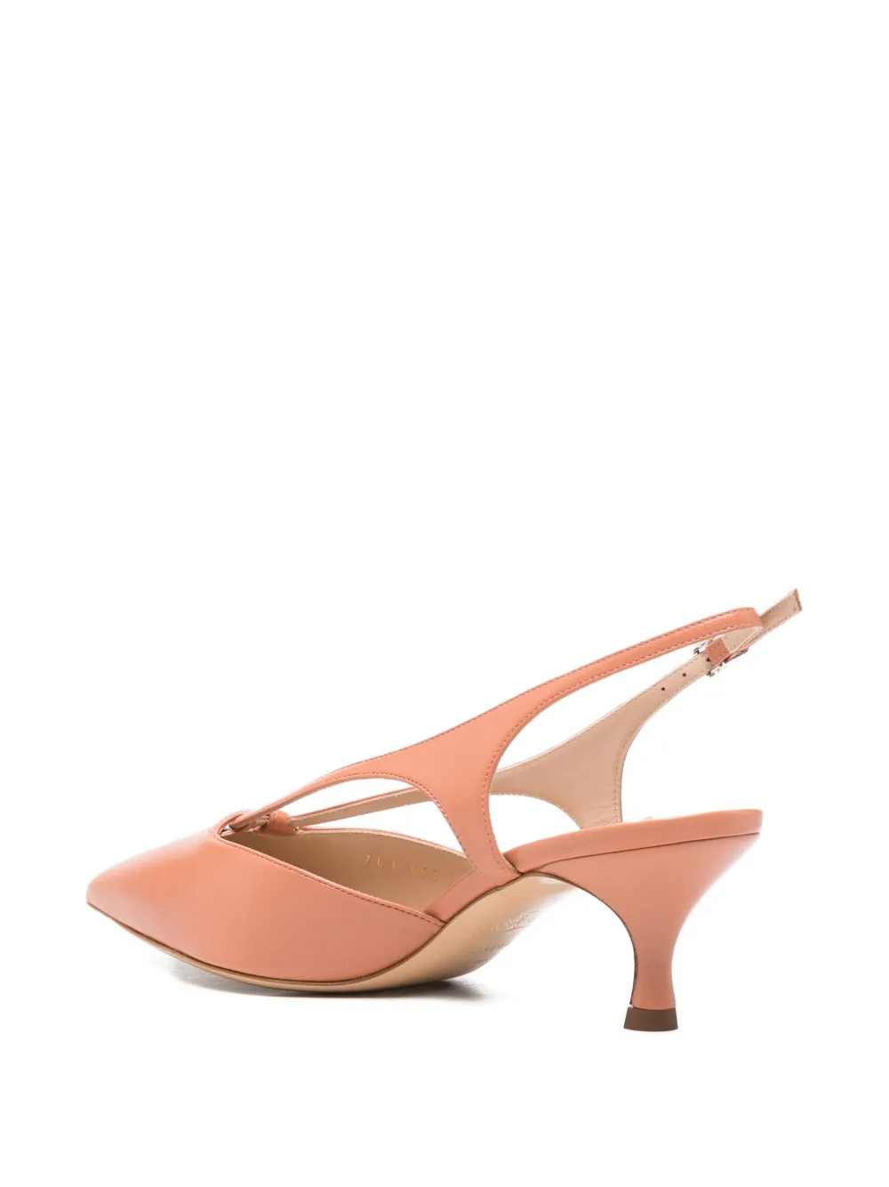 Casadei Minorca cut-out slingback pumps Beige