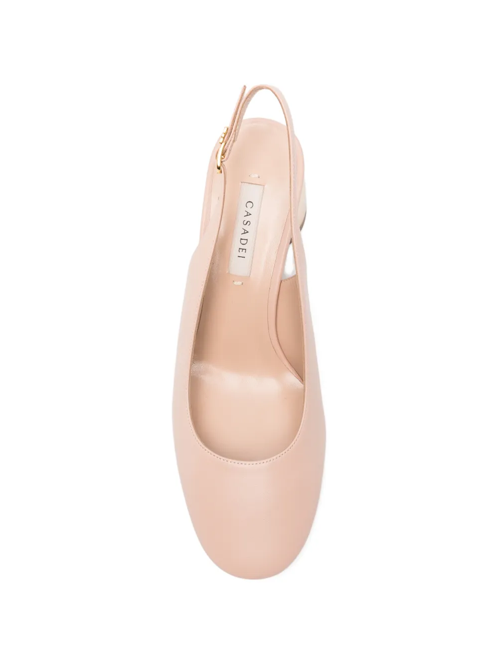 Casadei Minorca woven-block-heel slingback sandals Roze