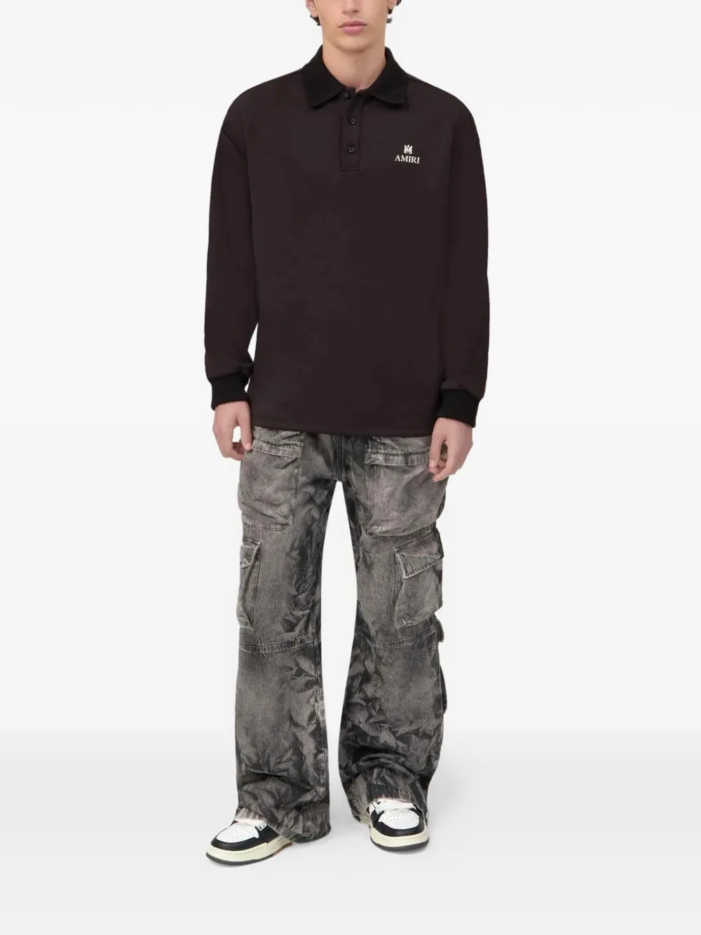 AMIRI logo-detail cargo-pocket jeans | Wide-Leg Jeans | Image 2