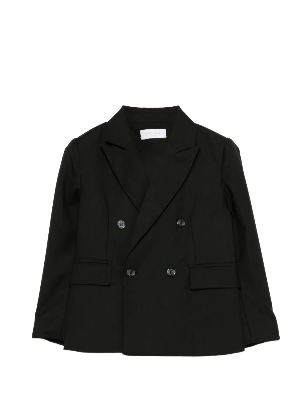 Roberto Cavalli Junior double-breasted jacket - Nero