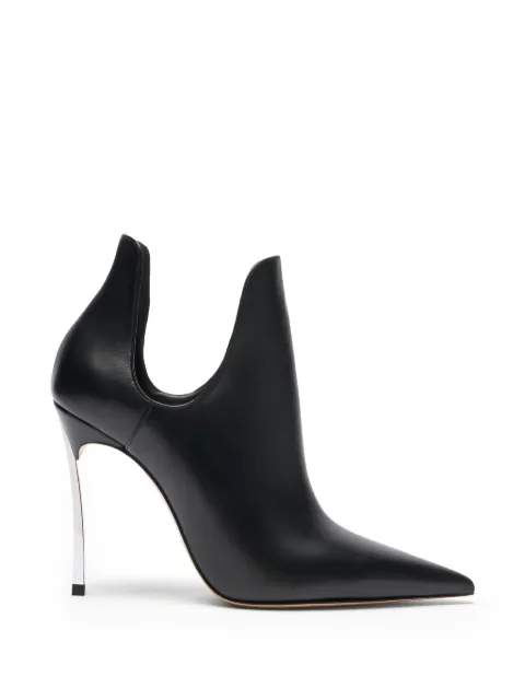 Casadei pointed toe heel boots