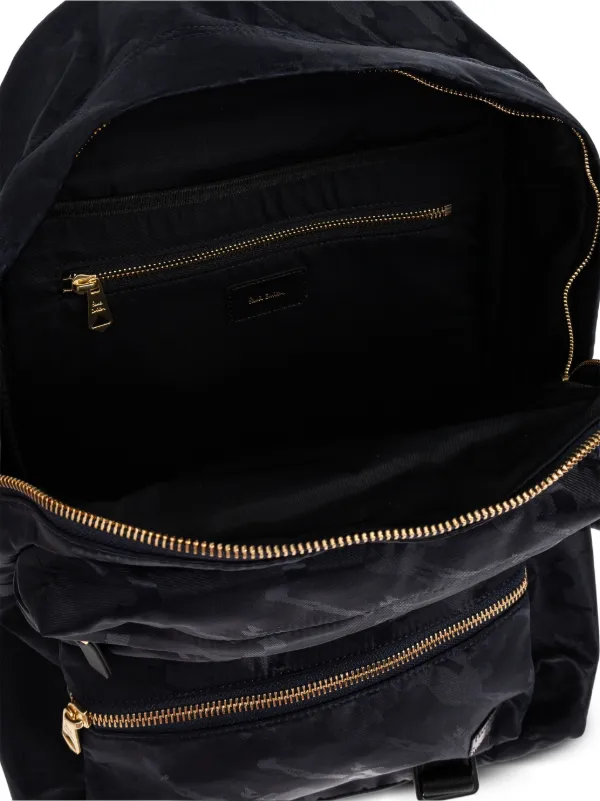 Paul Smith カモフラージュ バックパック | ブラック | FARFETCH JP