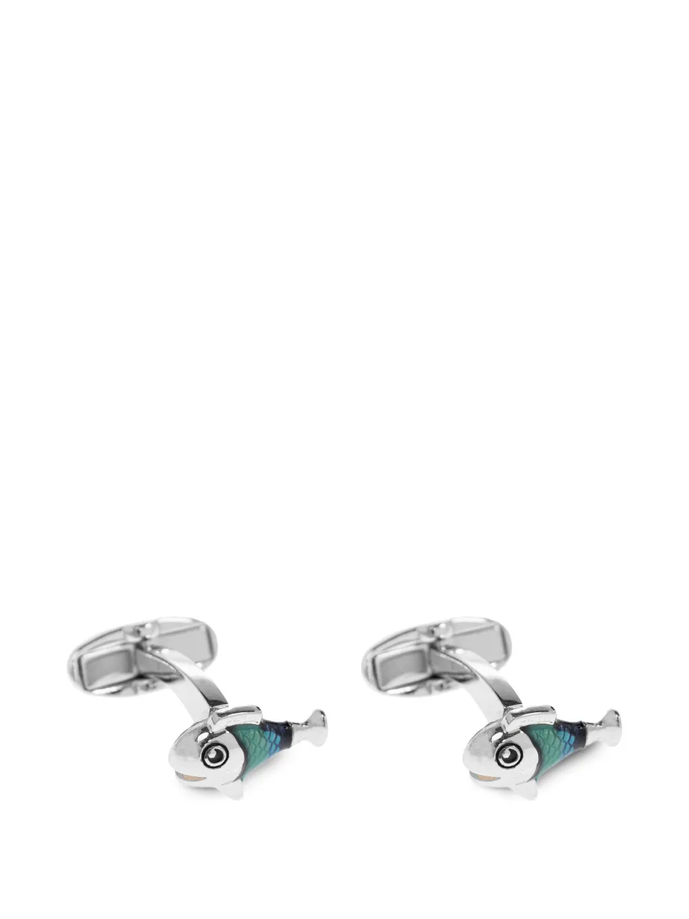 Paul Smith fish cufflinks - Silber