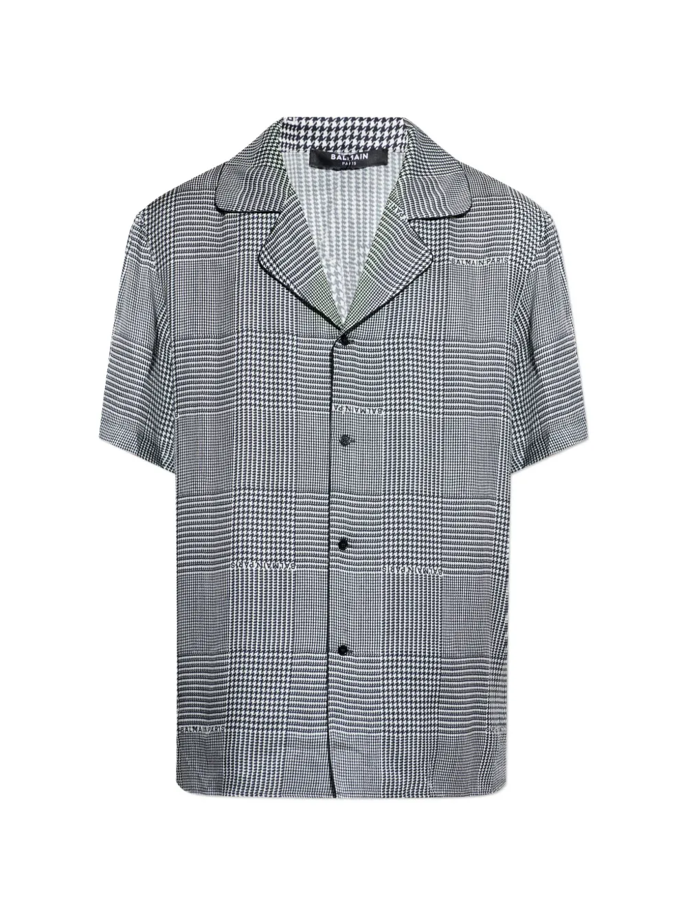Balmain houndstooth-pattern shirt | negro | Image 1