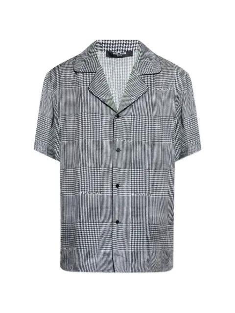 Balmain houndstooth-pattern shirt