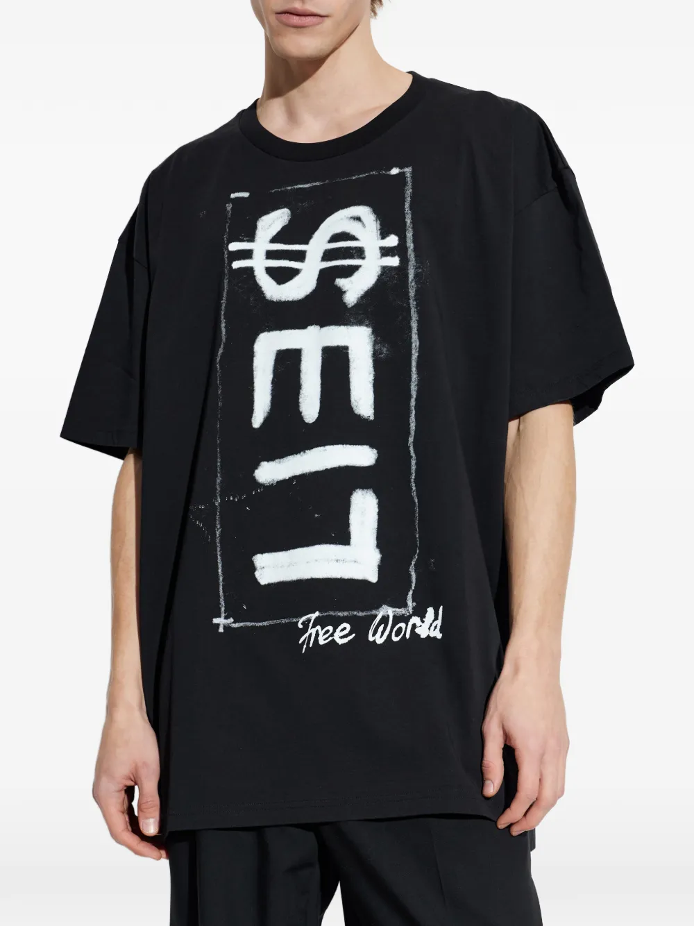 Vivienne Westwood T-shirt met grafische print Zwart